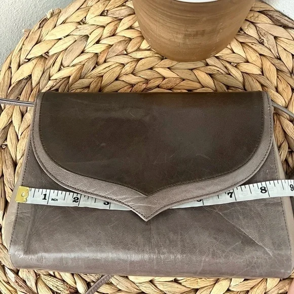 Stuart Weitzman Crossbody bag Grey colorblock leather purse